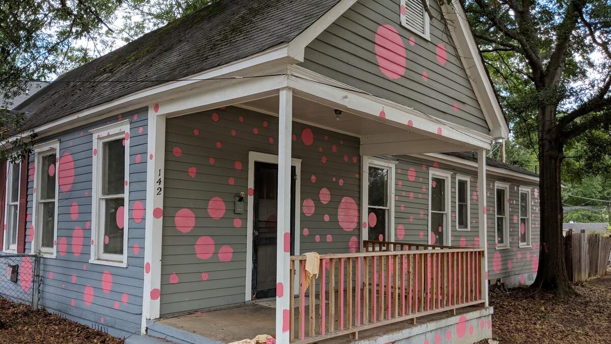Columbia's polka dot house a protest against city zoning law | The